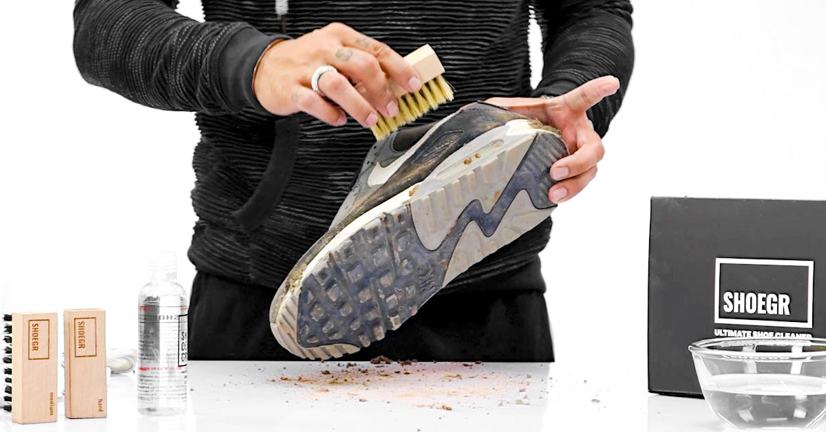 Step-by-step: how to clean nubuck shoes