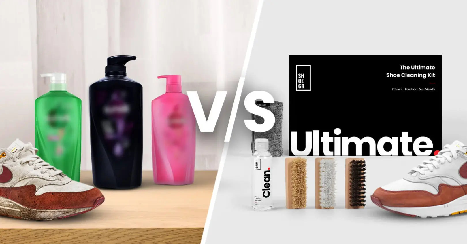 Shampoo vs Sneaker Cleaner