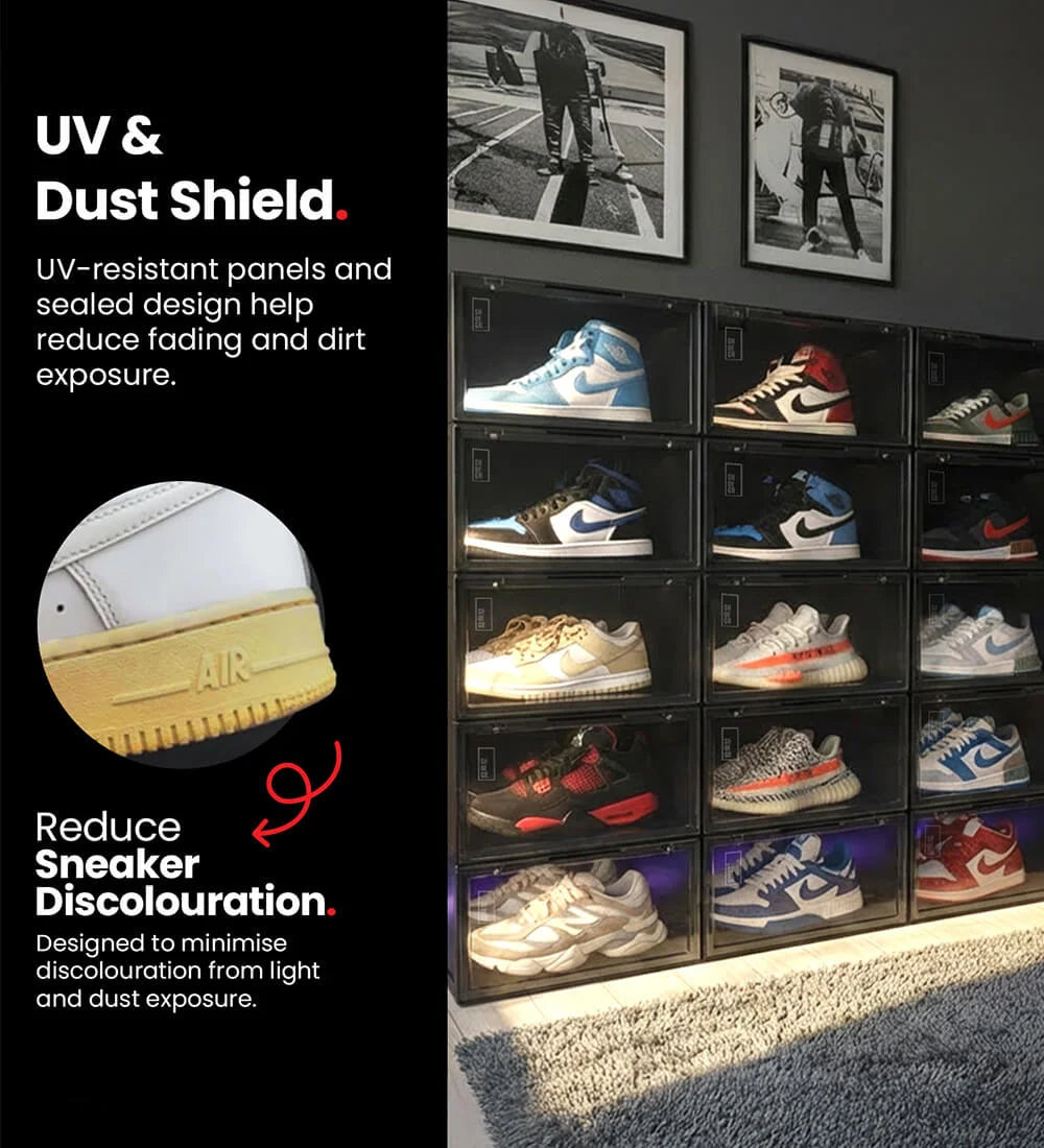 Sneaker Storage Crates (Black)