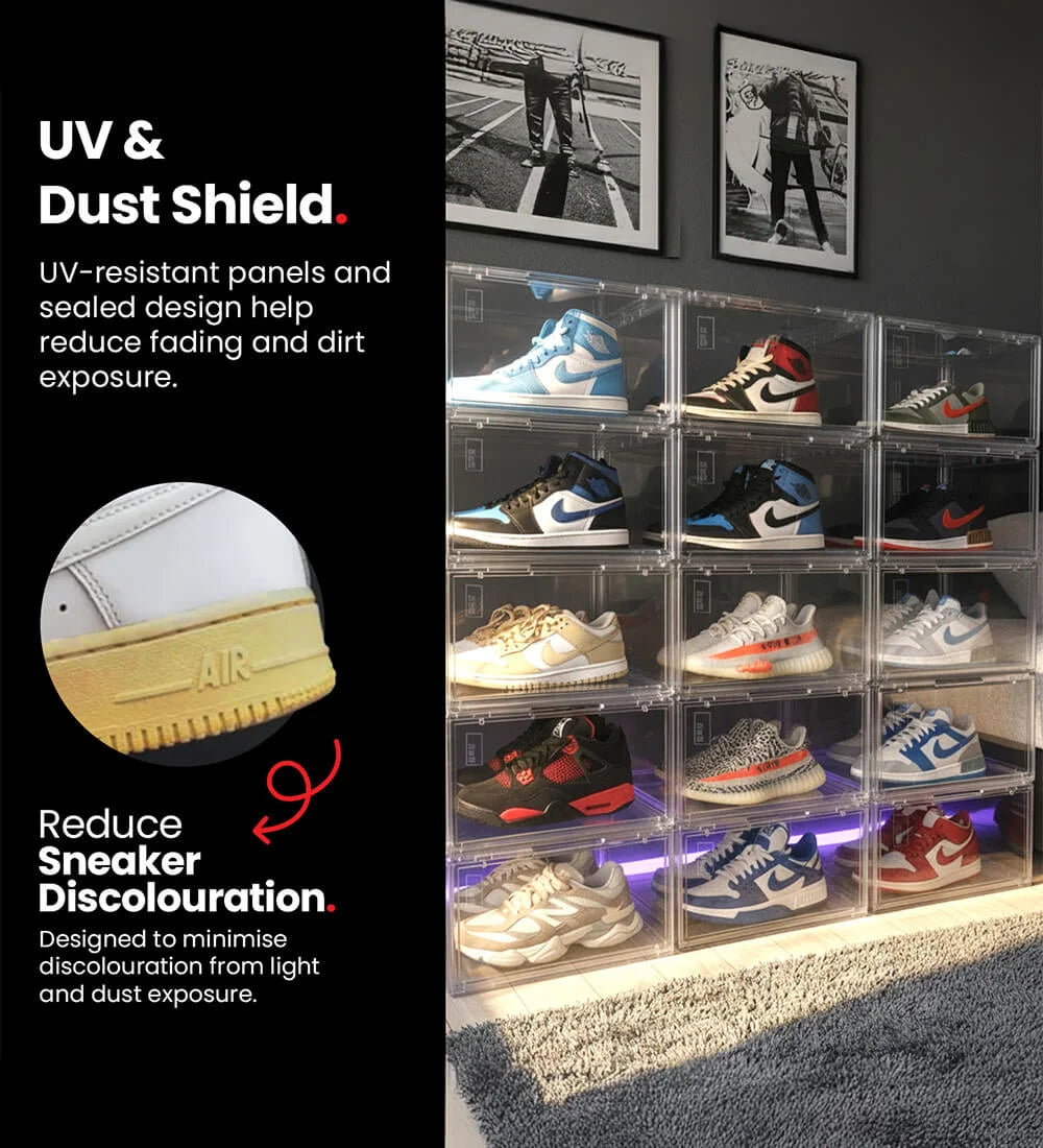 Sneaker Storage Crates (Clear)