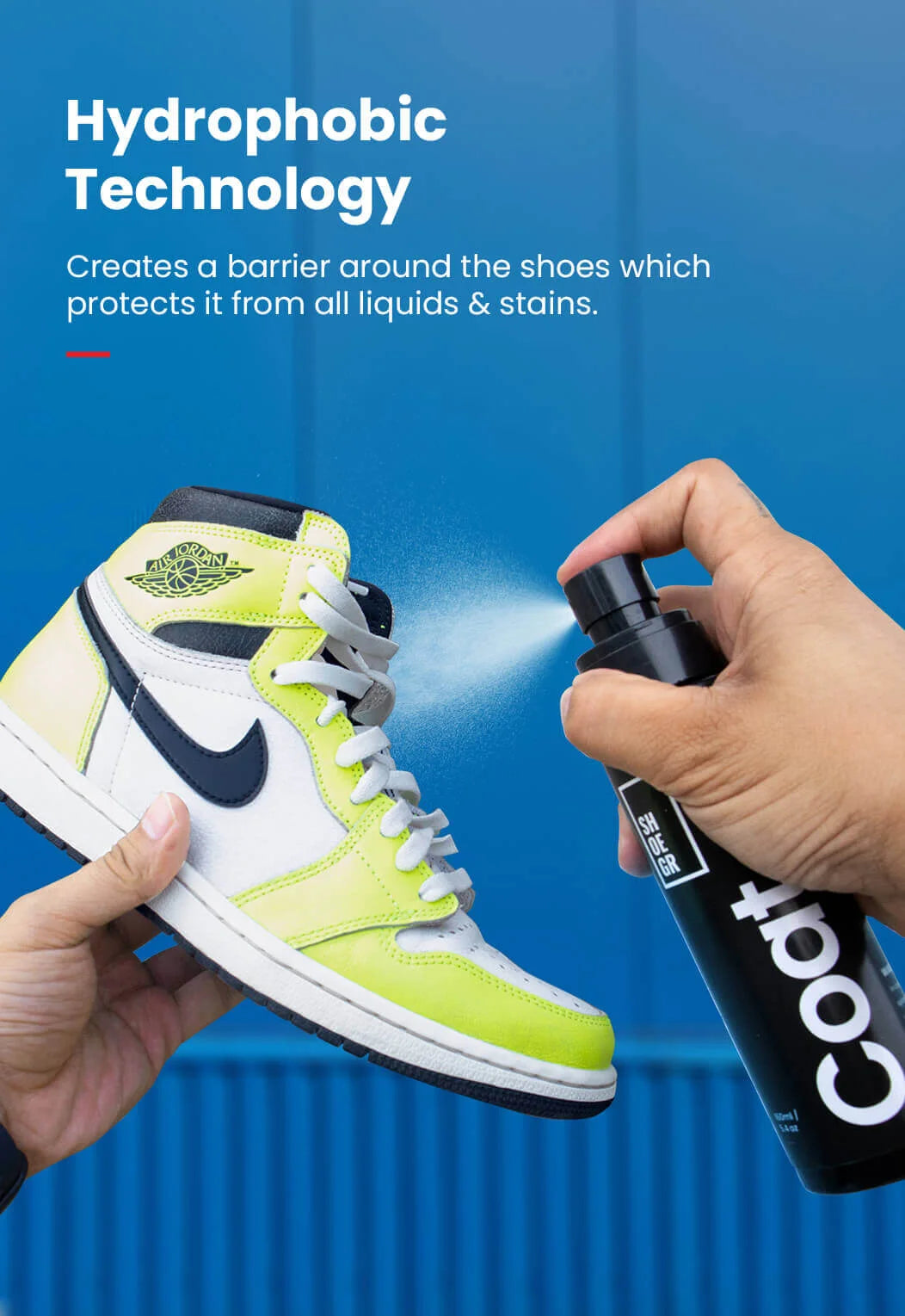 water based sneaker repellent avoid dirt on shoes 