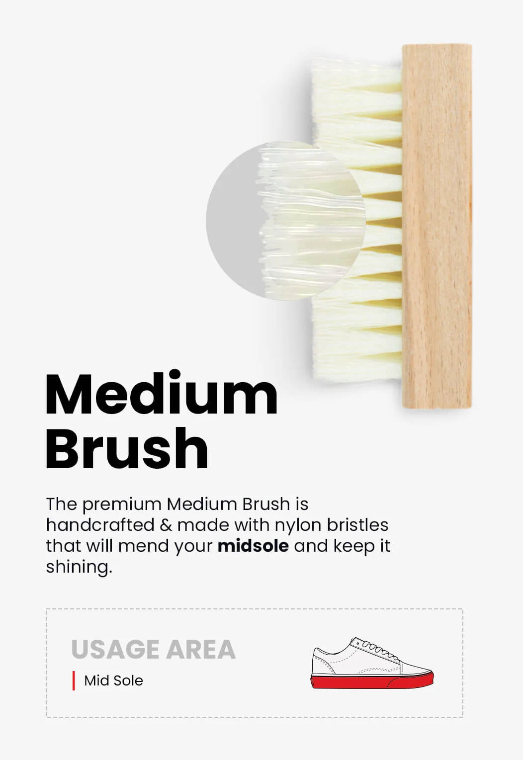 medium shoe brush