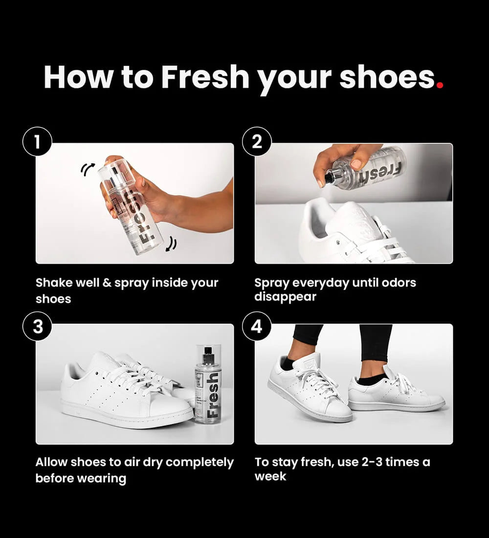 Steps to use the SHOEGR Fresh Shoe Deodorizer