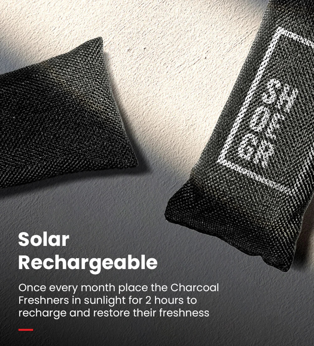 Reusable and solar rechargeable shoe freshener from SHOEGR