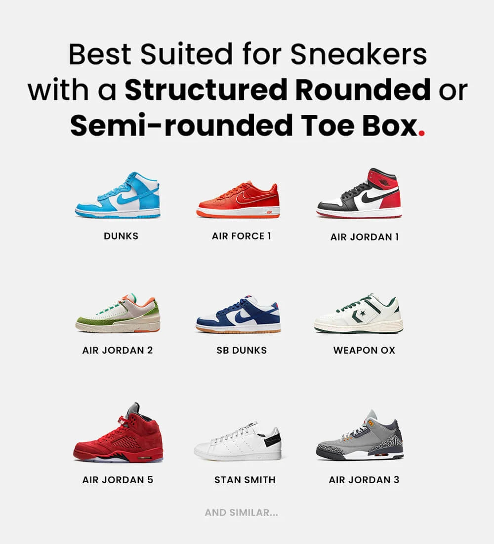 Crease protection for your shoes and sneakers