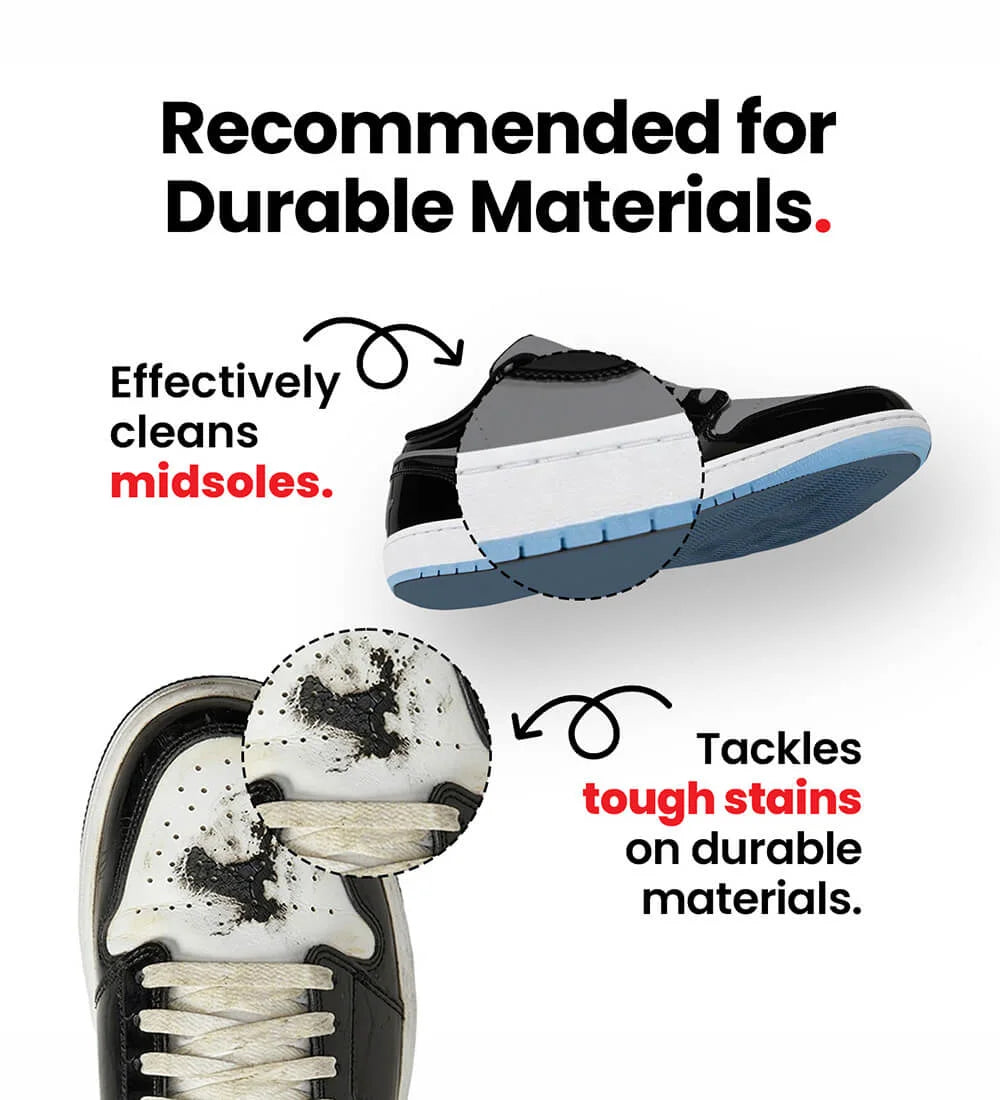 SHOEGR Medium Brush Ideal for Cleaning Shoe Midsoles and Tough Stains.