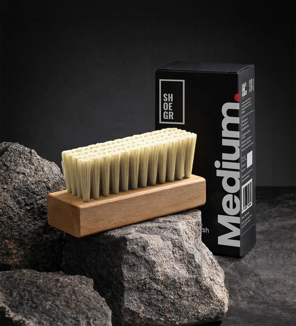 SHOEGR Medium Brush for Cleaning Sneakers and Shoes