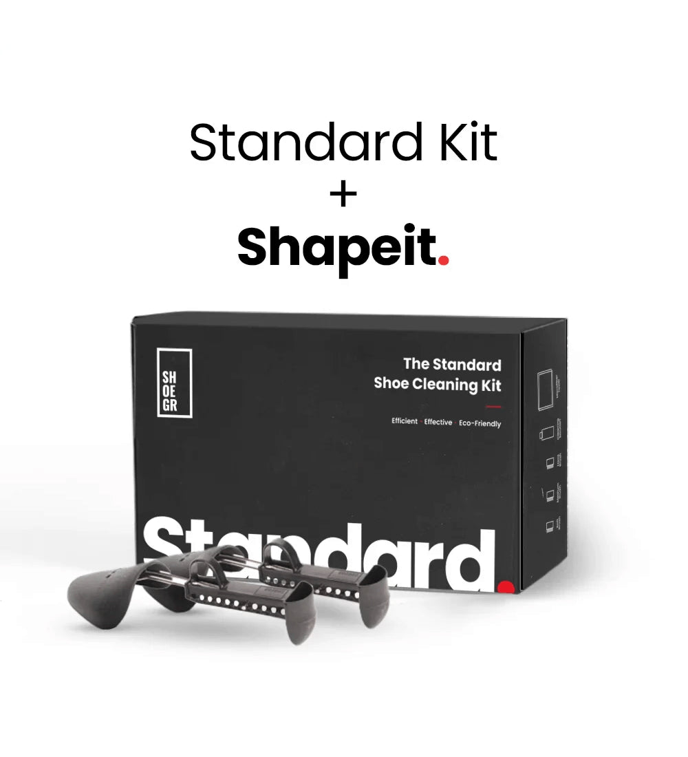 Standard Shoe Cleaning Kit + 1 Pair of Shapeit Adjustable Shoe Trees