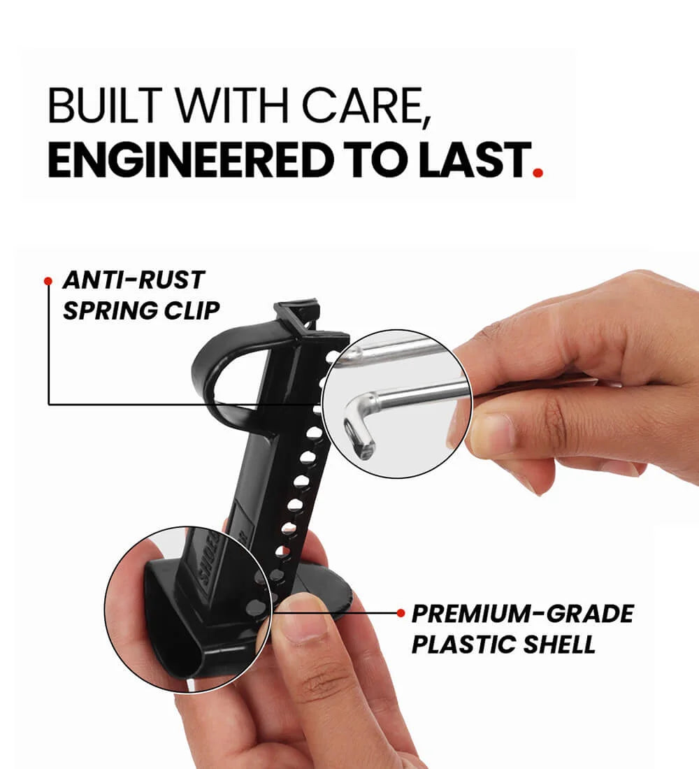 SHOEGR shoe shapers made from premium grade plastic and anti-rust materials