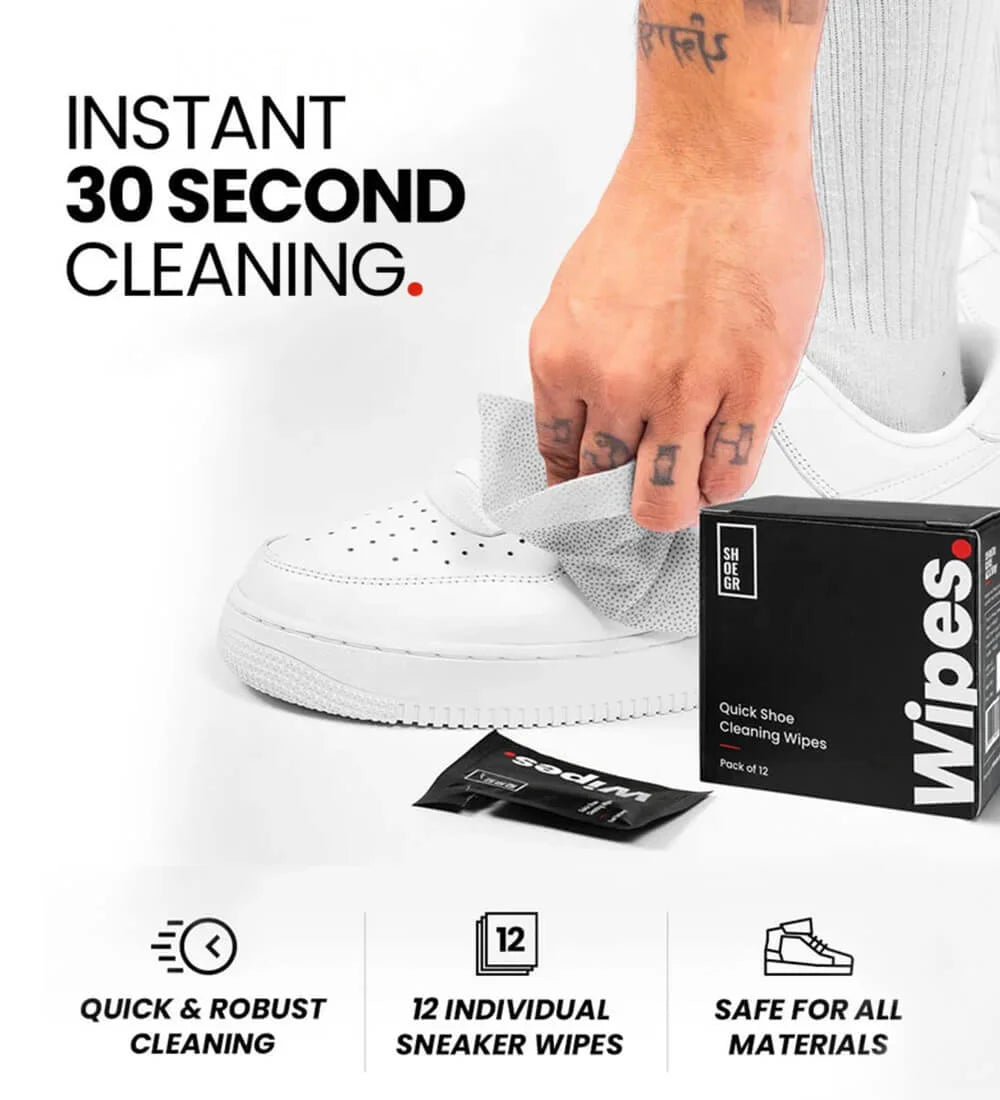 SHOEGR quick shoe cleaning wipes