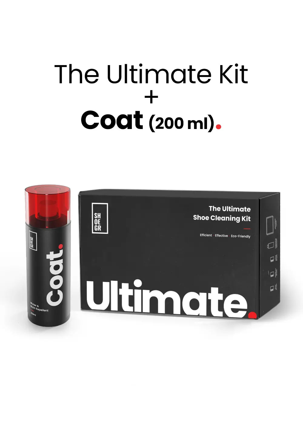 Ultimate Shoe Cleaning Kit + Coat - Water & Stain Repellent (200ml)