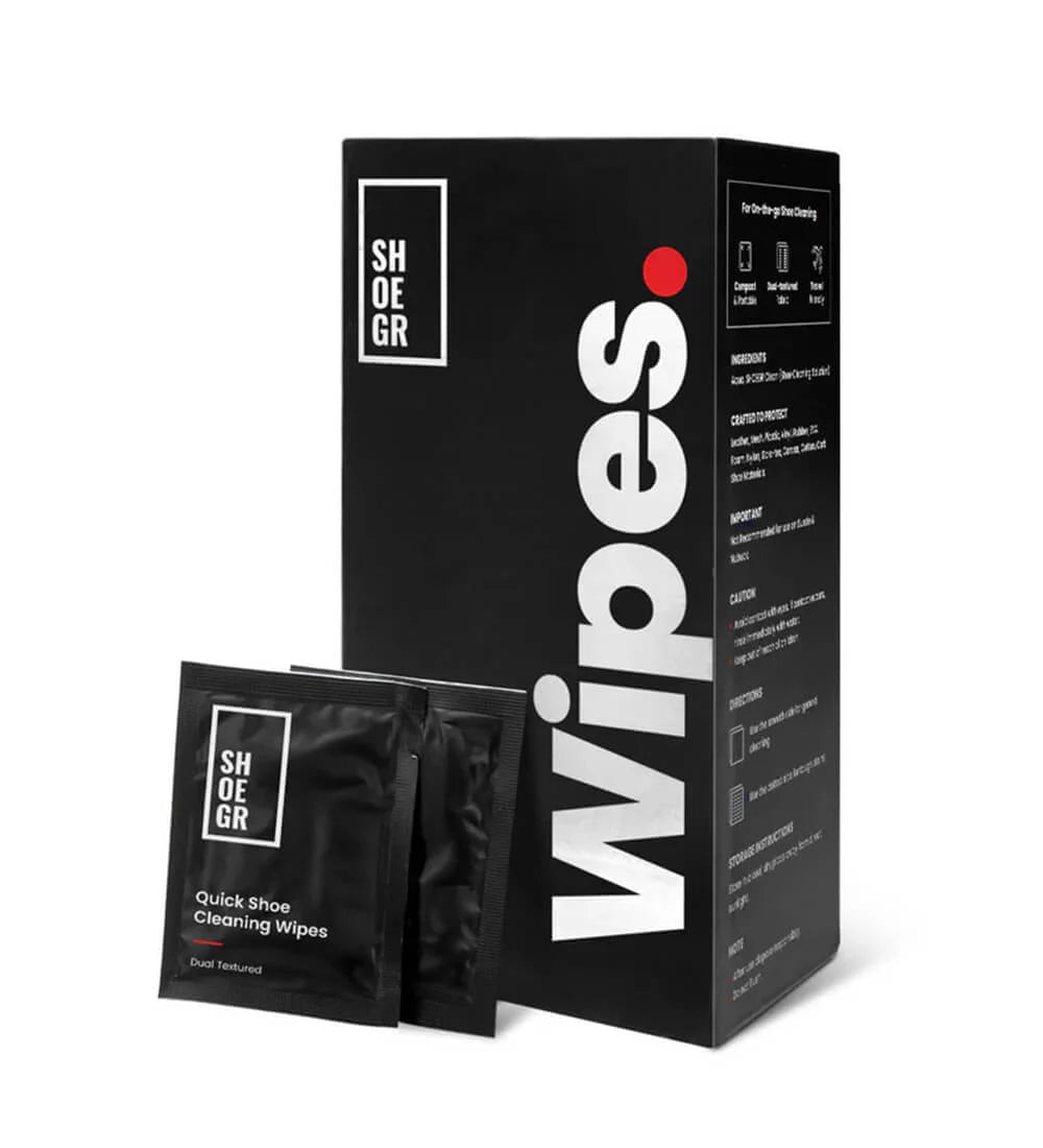 Shoe cleaning wipes - pack of 24