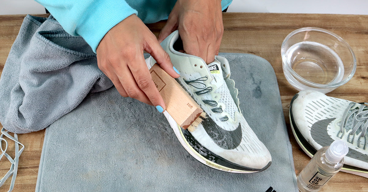 Best way to clean white sneakers at home without damage