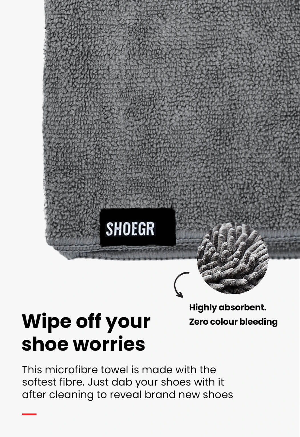 microfiber shoe sneaker clean towel safe all material soft absorbent