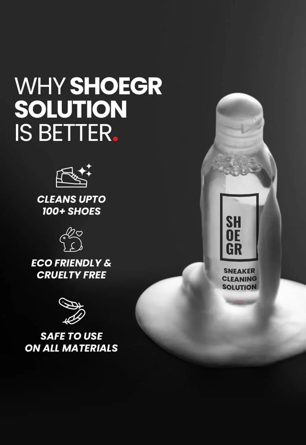 SHOEGR Sneaker Cleaning Solution