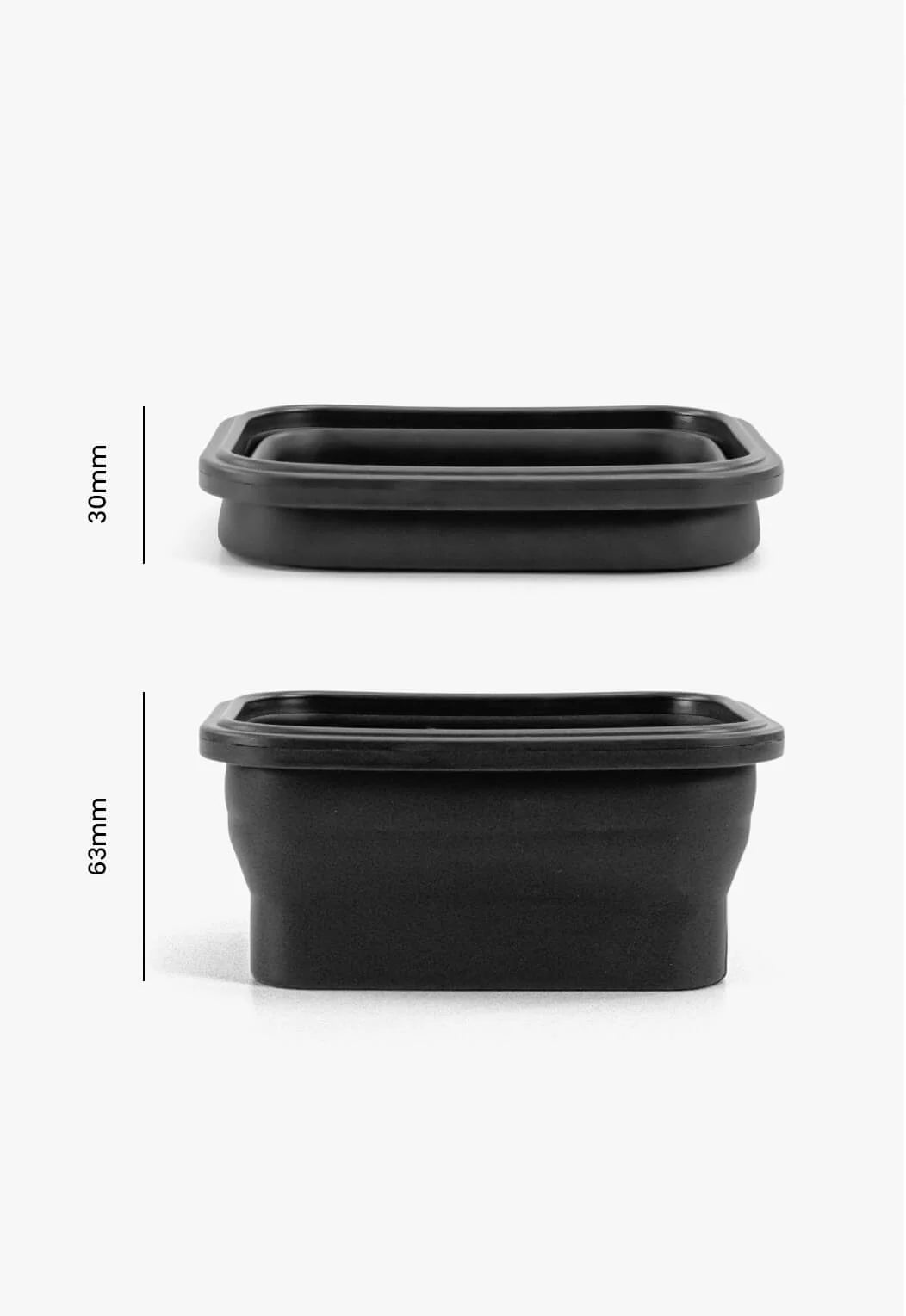 collapsible bowl cleaning clean shoes sneakers expanded black