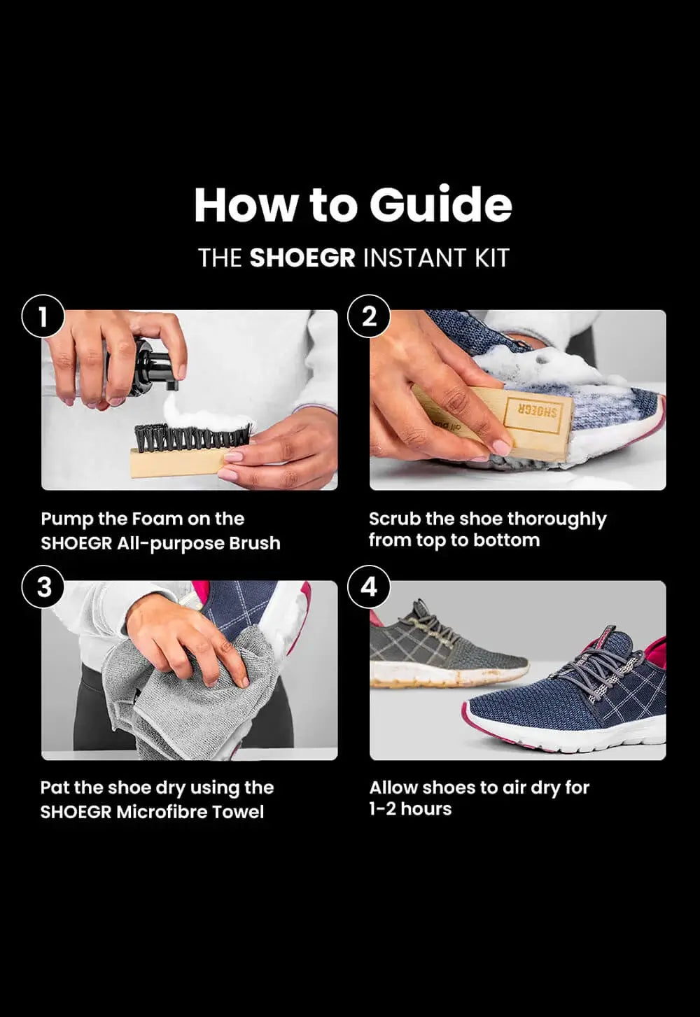 Sneaker Cleaning Foam (Pack of 2)