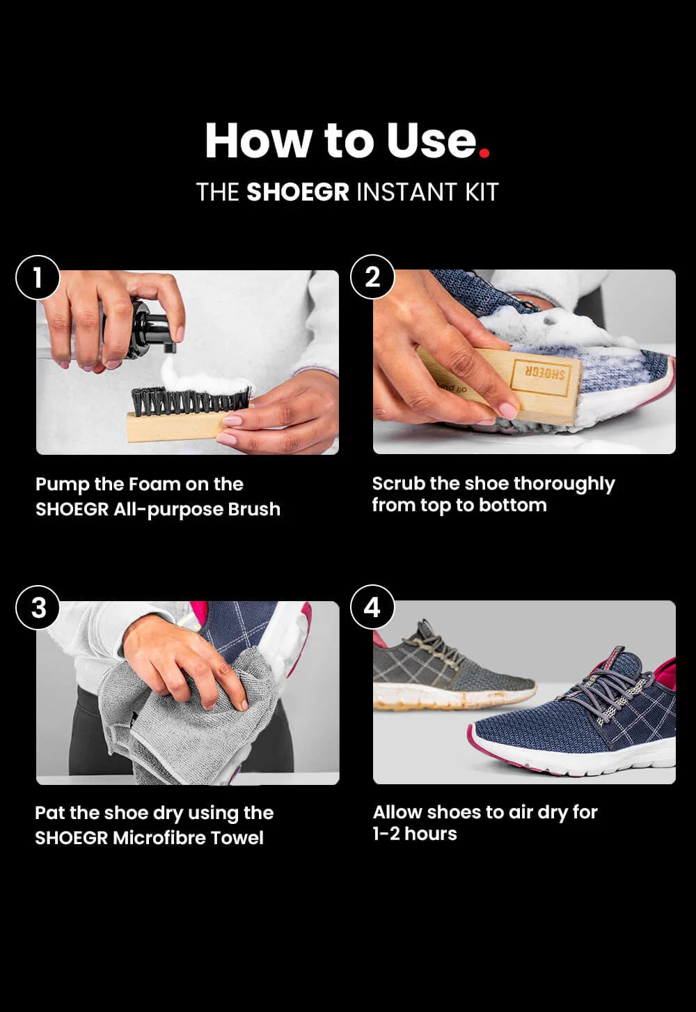 Instant Pro Shoe Cleaning Kit