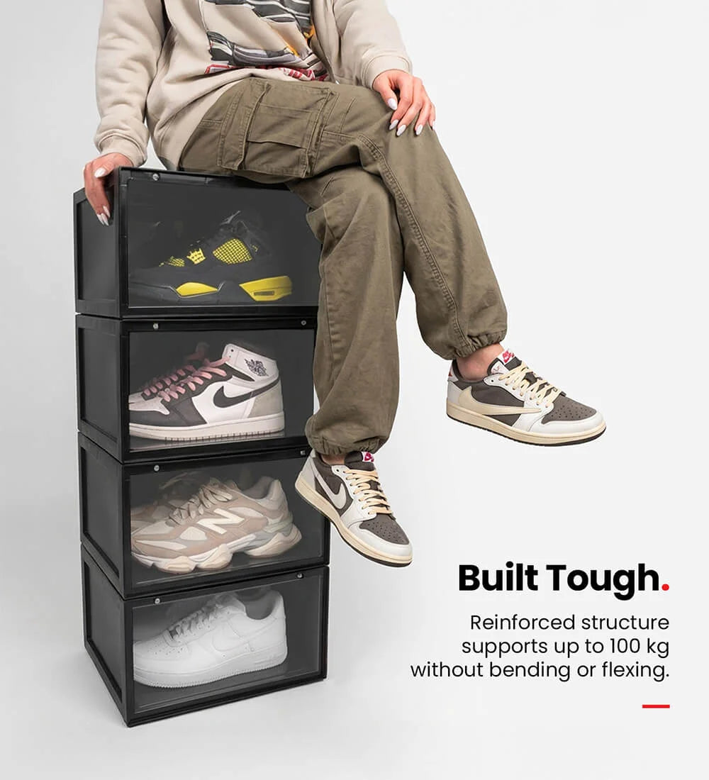 Sneaker Storage Crates (Black)