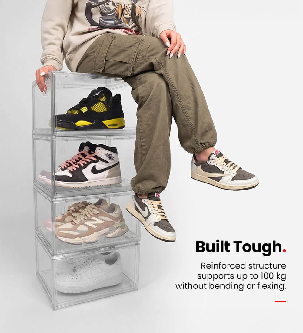 Sneaker Storage Crates (Clear)