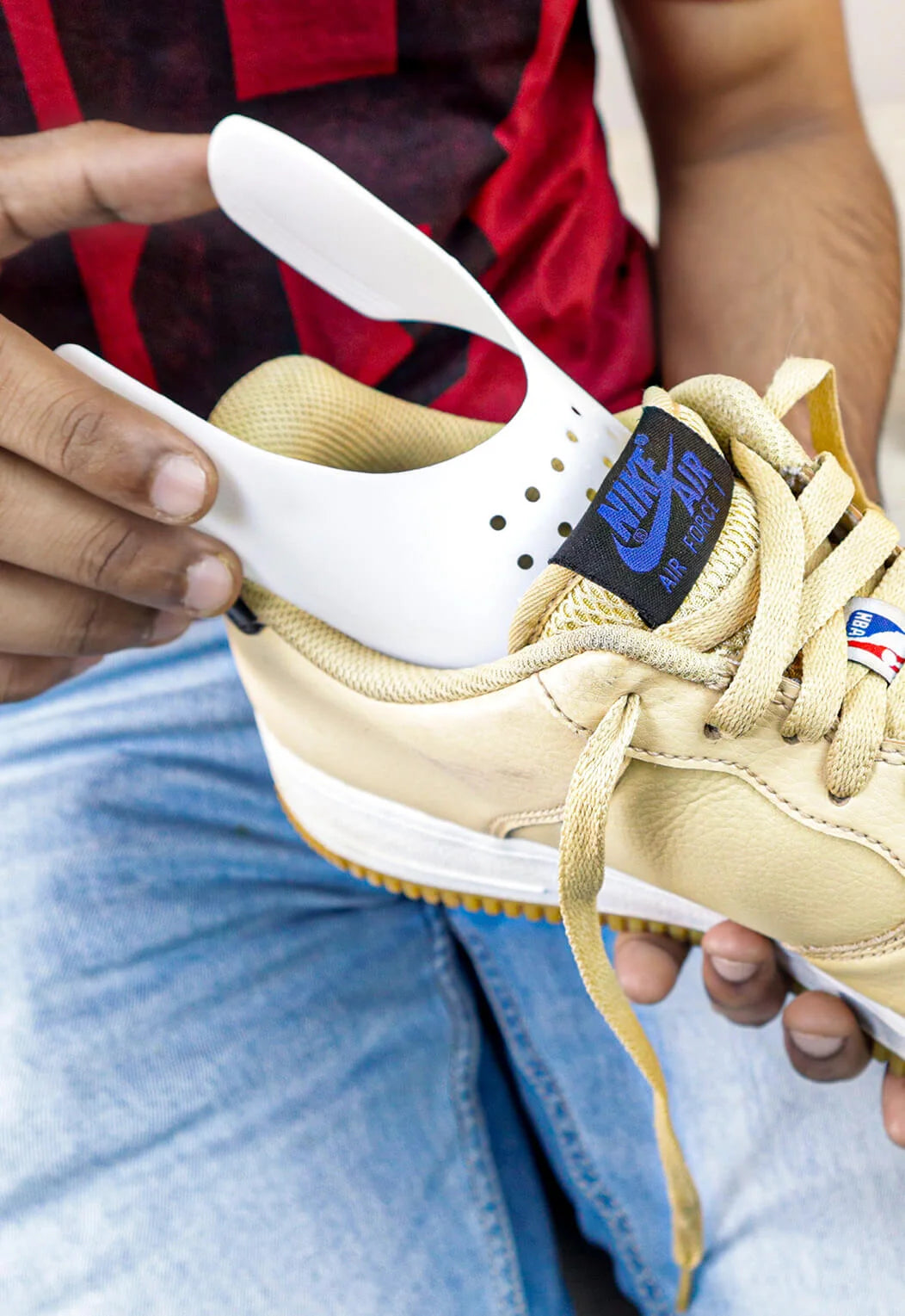 Off white air sales force 1 crease