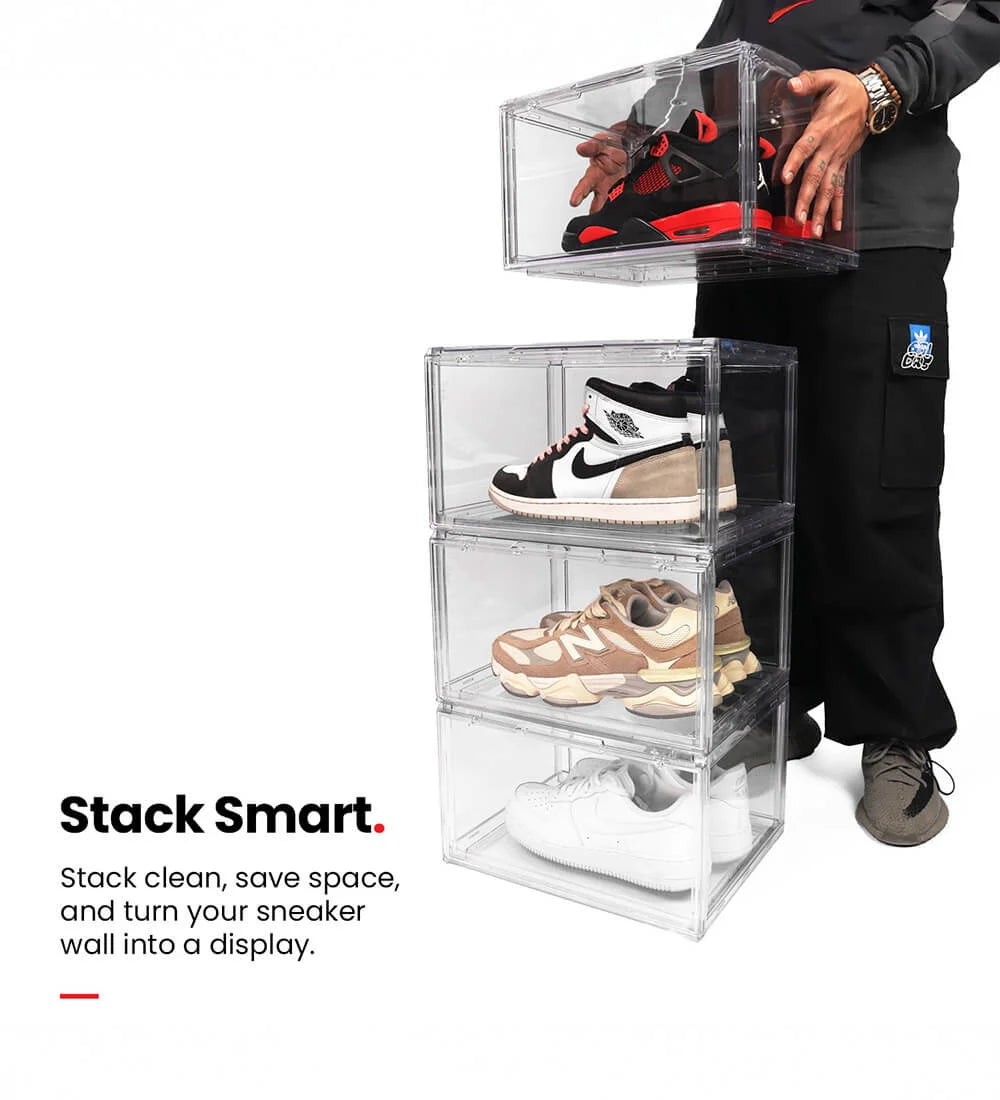 Sneaker Storage Crates (Clear)