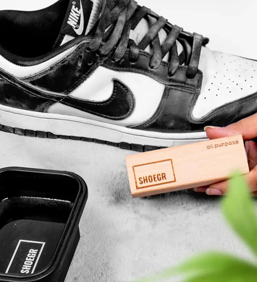 Cleaning Sneakers with SHOEGR All-Purpose Brush