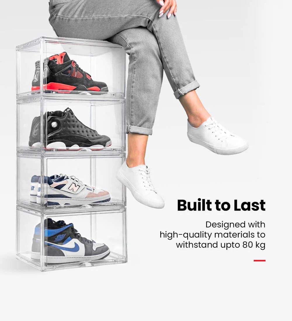 Sturdy SHOEGR shoe crates built with high quality materials