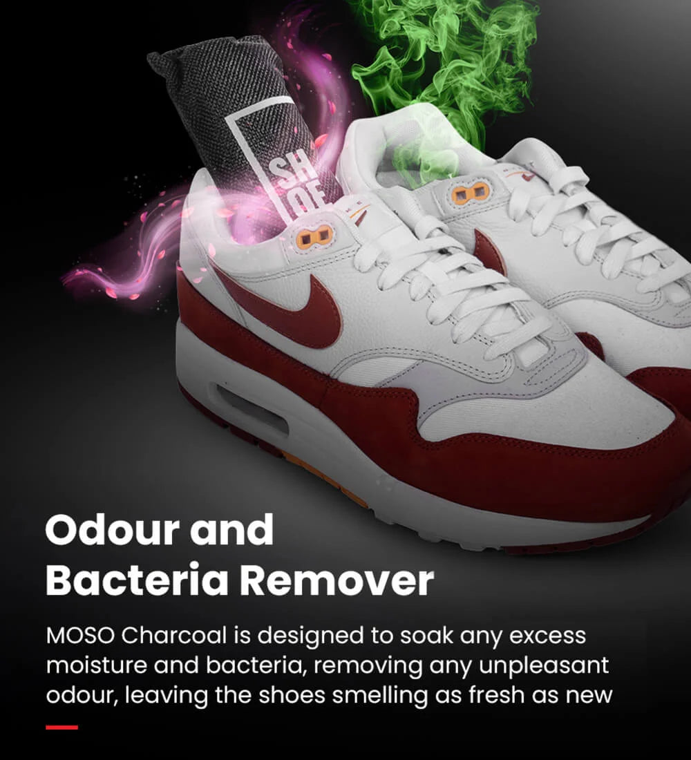 Remove odour and bacteria from shoes and sneakers
