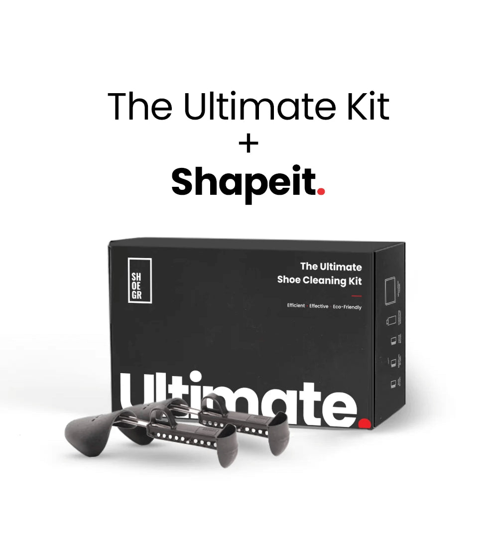 Ultimate Shoe Cleaning Kit + 1 Pair of Shapeit Shoe Trees