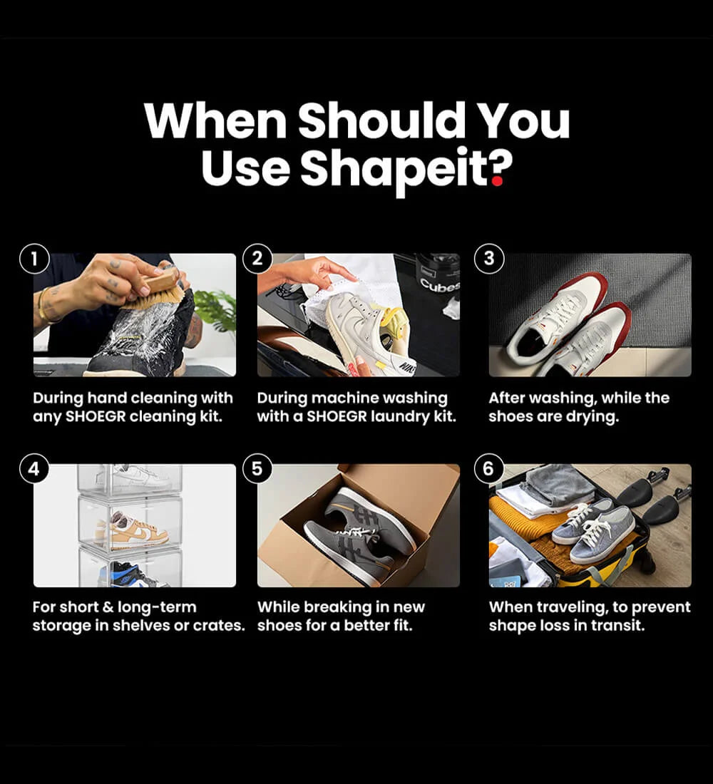 When should you use shapeit shoe trees?