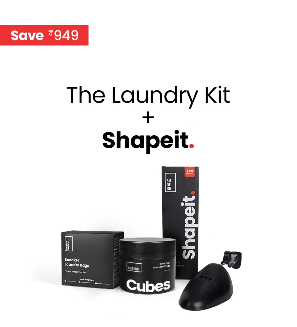 Shoe Laundry Kit + 1 Pair of Shapeit Adjustable Shoe Trees