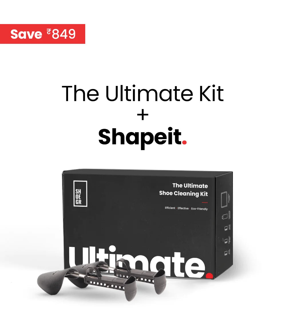 Ultimate Shoe Cleaning Kit + 1 Pair of Shapeit Shoe Trees